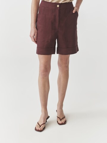 TATUUM Normální Kalhoty 'ERIO' – fialová: přední strana