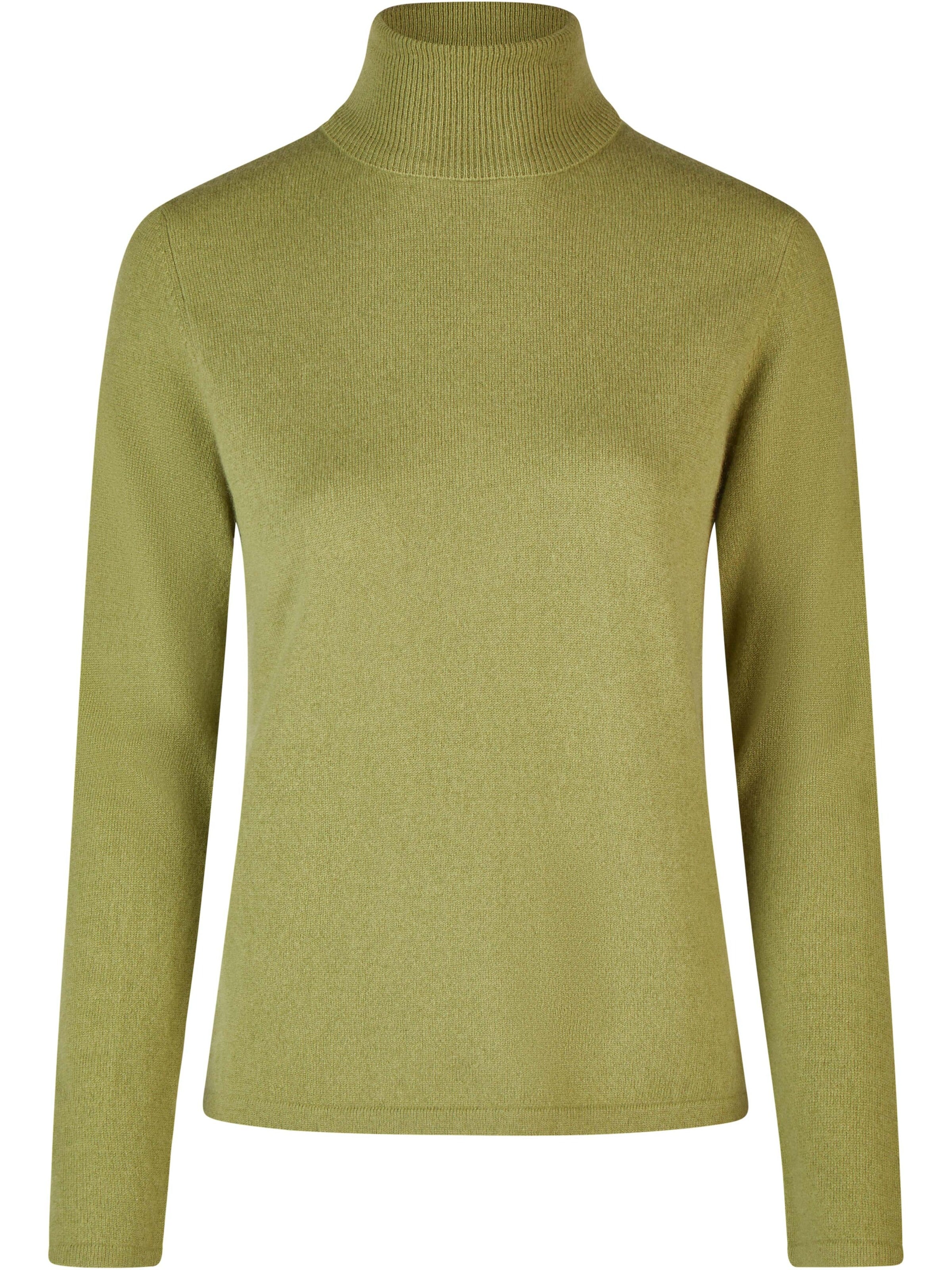 Funk since 1776 Pullover 'Kaschmir'‌‌‌‌‌‌‌‌‌‌ in Grün: Vorderseite