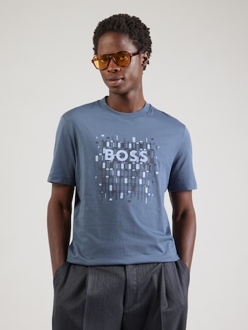 BOSS Μπλουζάκι 'C-Thompson 250' σε μπλε: μπροστά