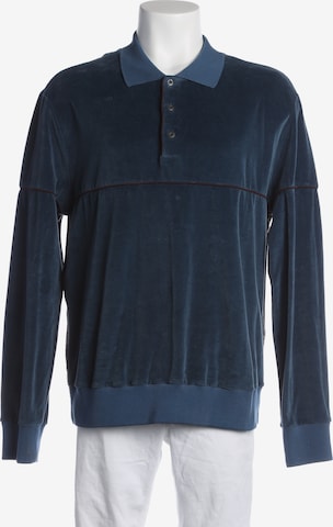 PRADA Freizeithemd / Shirt / Polohemd langarm XL in Blau: Vorderseite