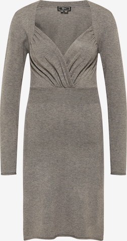 faina Knitted dress in Grey: front