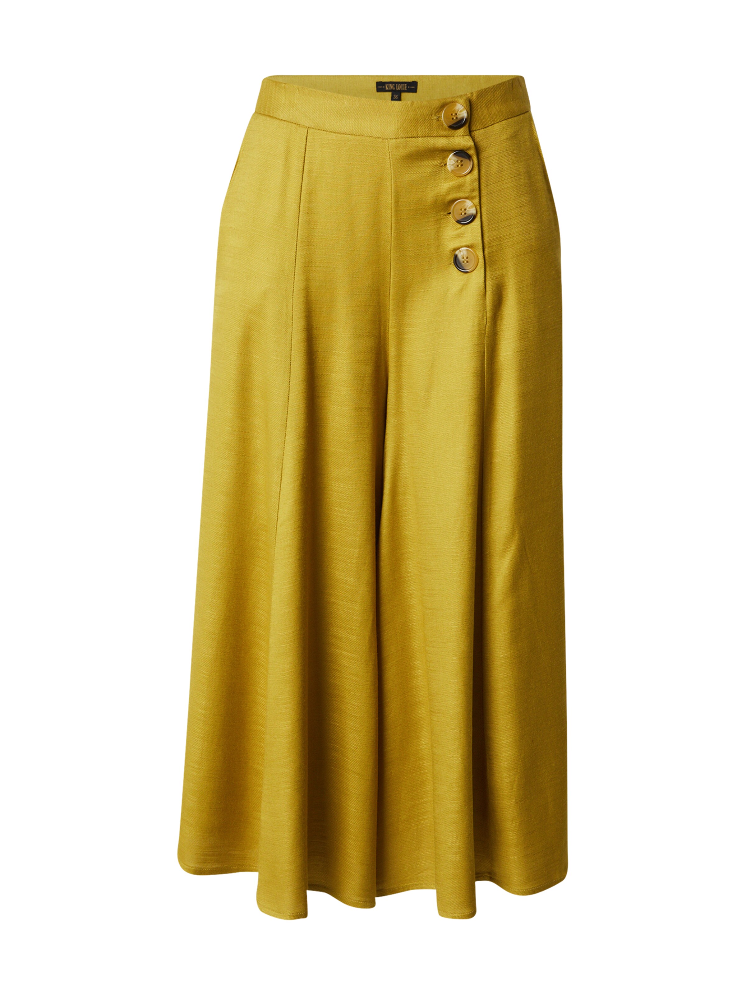 King Louie Loose fit Trousers 'Dallas' in Yellow: front