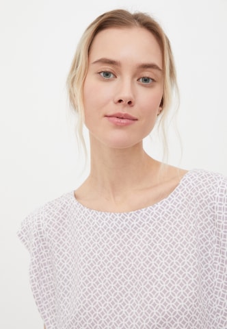 Finn Flare Sommerbluse 'Print' in Rot