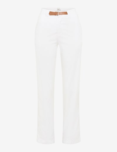 BRAX Pantalon à pince ' Madison ' en blanc, Vue avec produit