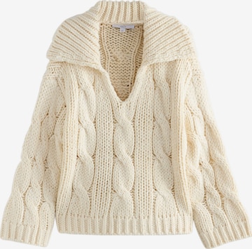 Next Trui in Beige: voorkant