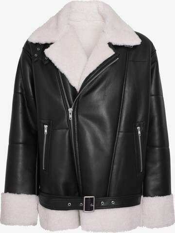 OW Collection Zimní bunda 'STOCKHOLM' – černá: přední strana
