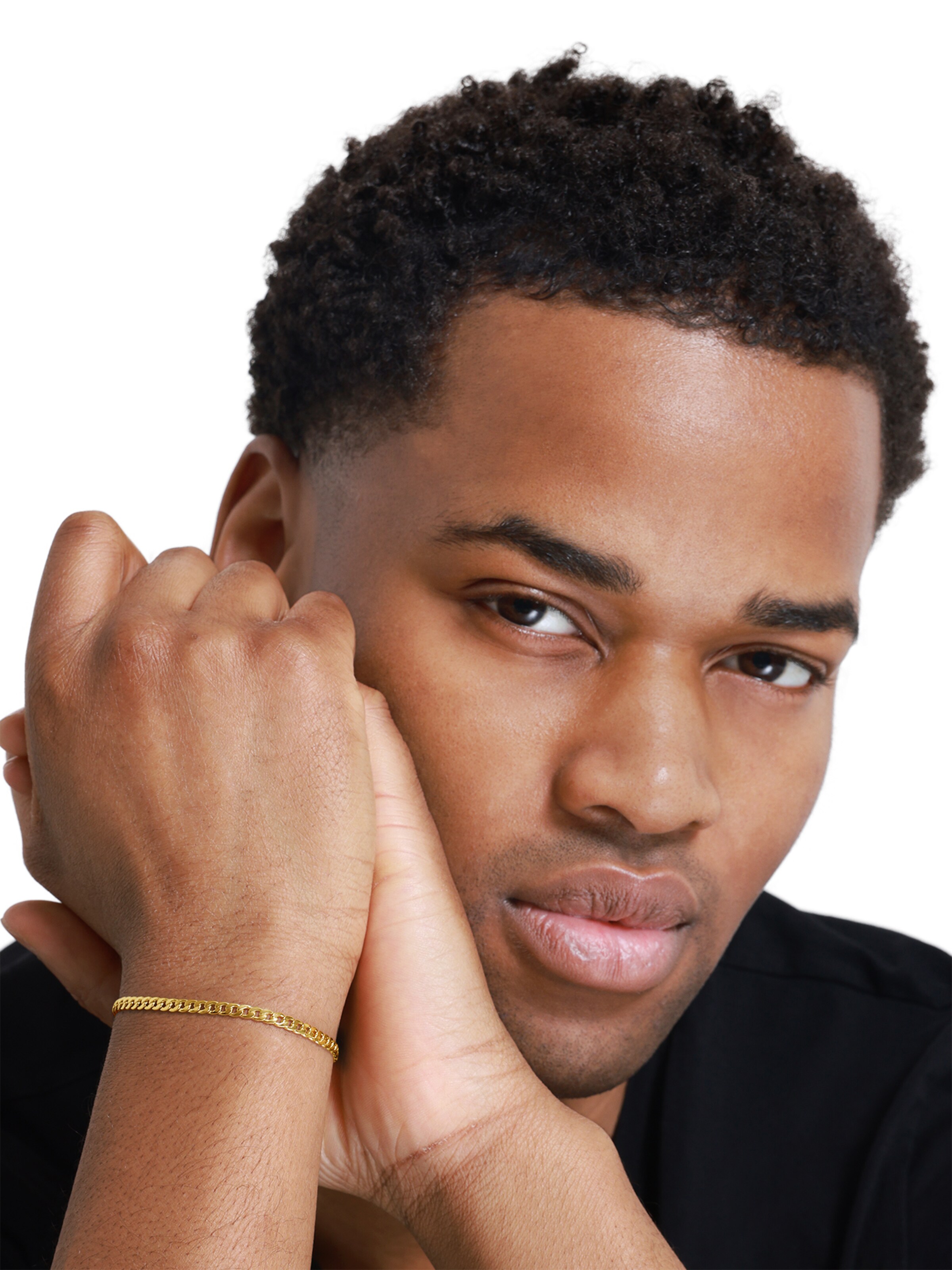 Heideman Armband 'Sascha' in Gold: Vorderseite