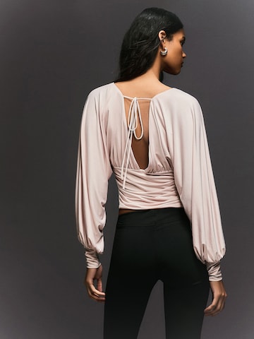 Bershka Pusero värissä vaaleanpunainen