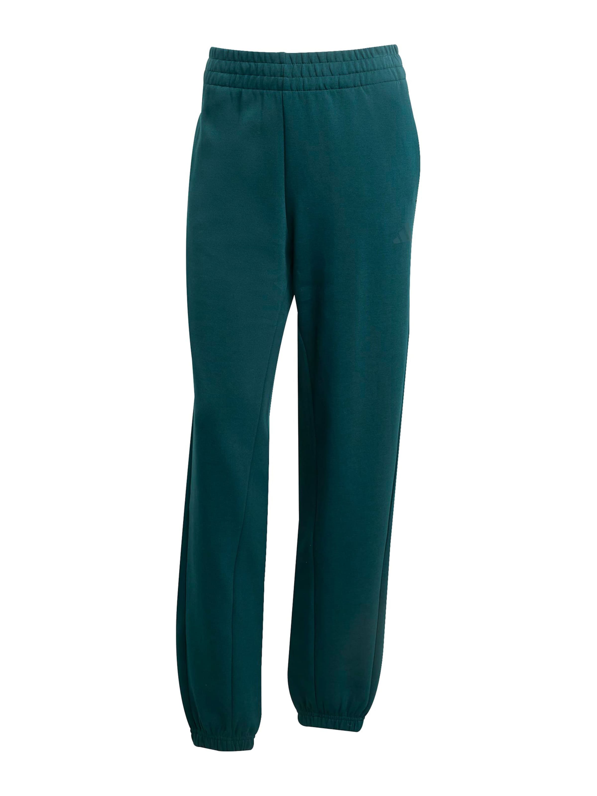 Tapered Pantaloni sport de la ADIDAS SPORTSWEAR pe verde: față