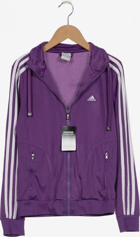 ADIDAS PERFORMANCE Sweatshirt & Zip-Up Hoodie in XS in Purple: front
