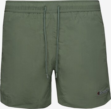 Champion Authentic Athletic Apparel Swimming Trunks in Green: front