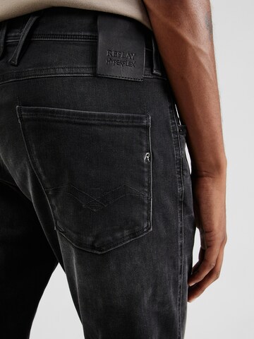 REPLAY Regular Jeans 'ANBASS' in Black