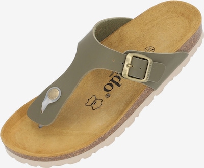 Šlepetės per pirštą 'Kos' iš Palado, spalva – alyvuogių spalva, Prekių apžvalga