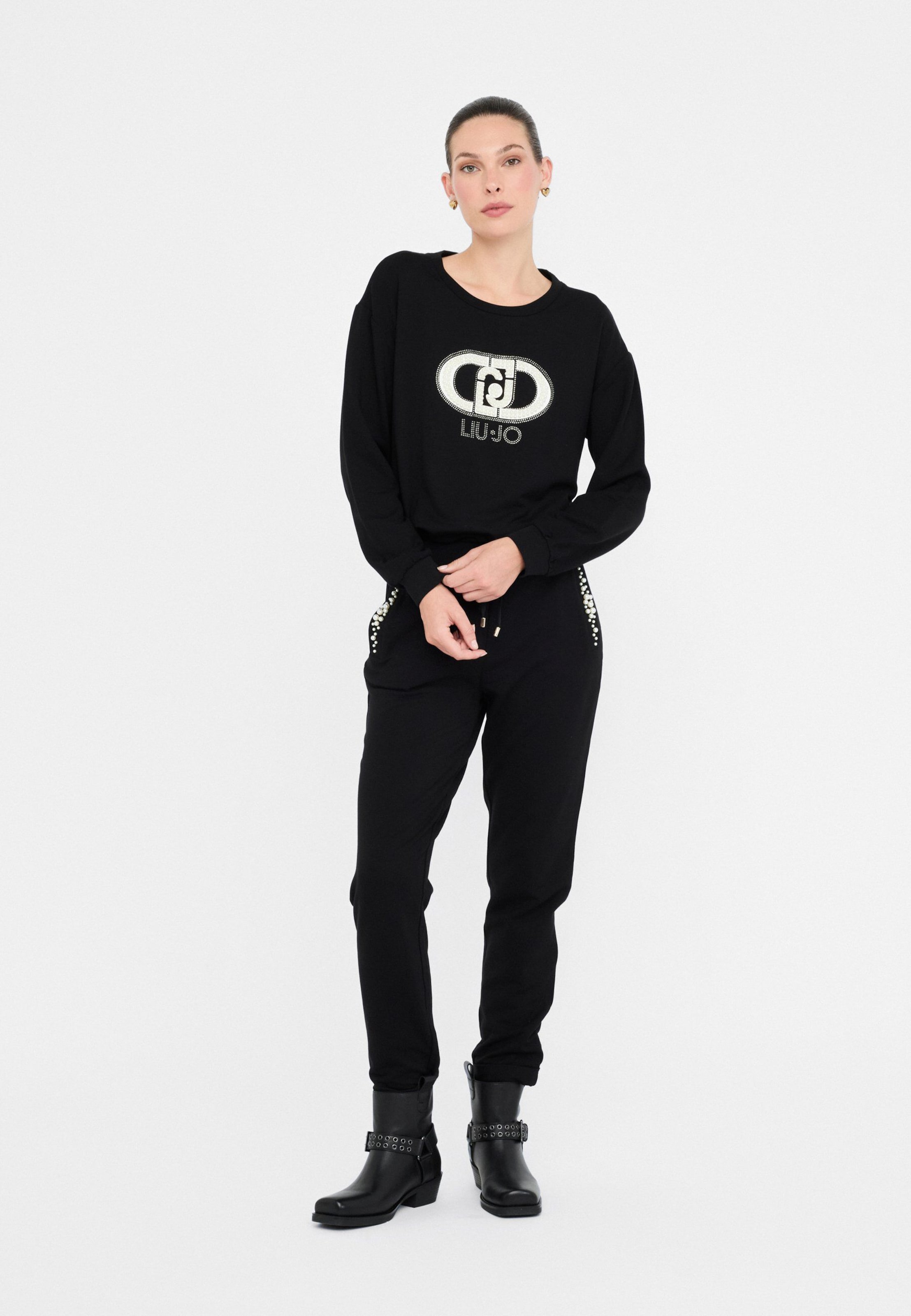 Liu Jo Sweatshirt in Schwarz ABOUT YOU