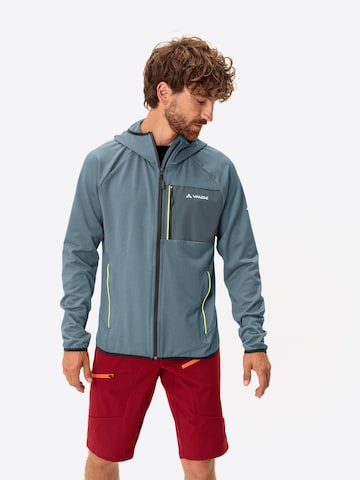 VAUDE Funktionele fleece-jas 'Tekoa' in Blauw: voorkant