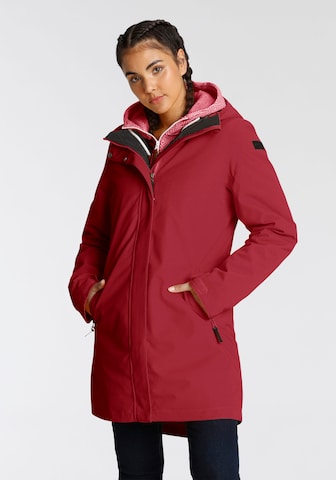 ICEPEAK Raincoat in Red: front