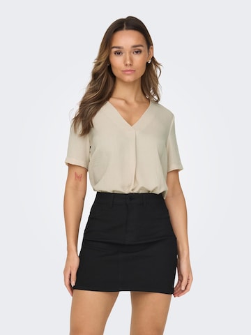 JDY Bluse 'DIVYA' in Beige: predná strana