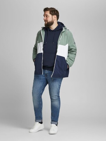 mėlyna Jack & Jones Plus Megztinis be užsegimo