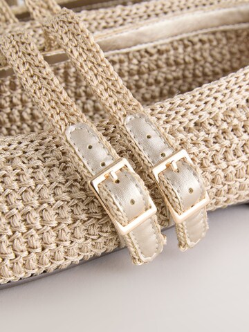 Next Strap ballerina 'Forever Comfort' in Beige