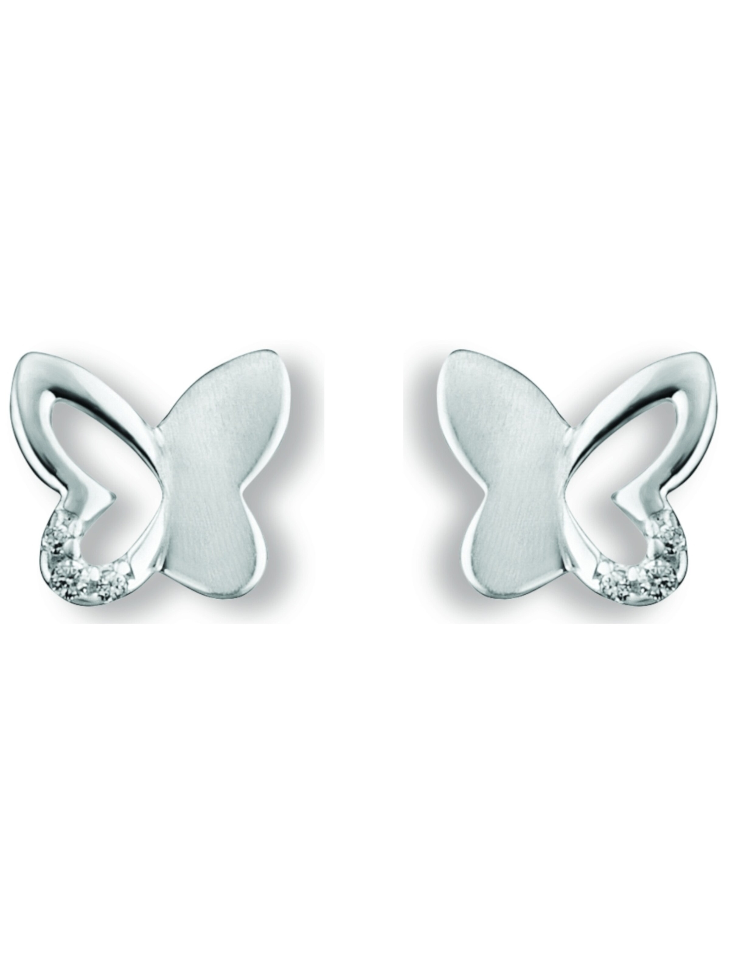 ONE ELEMENT Jewelry 'Schmetterling' in Silver: front