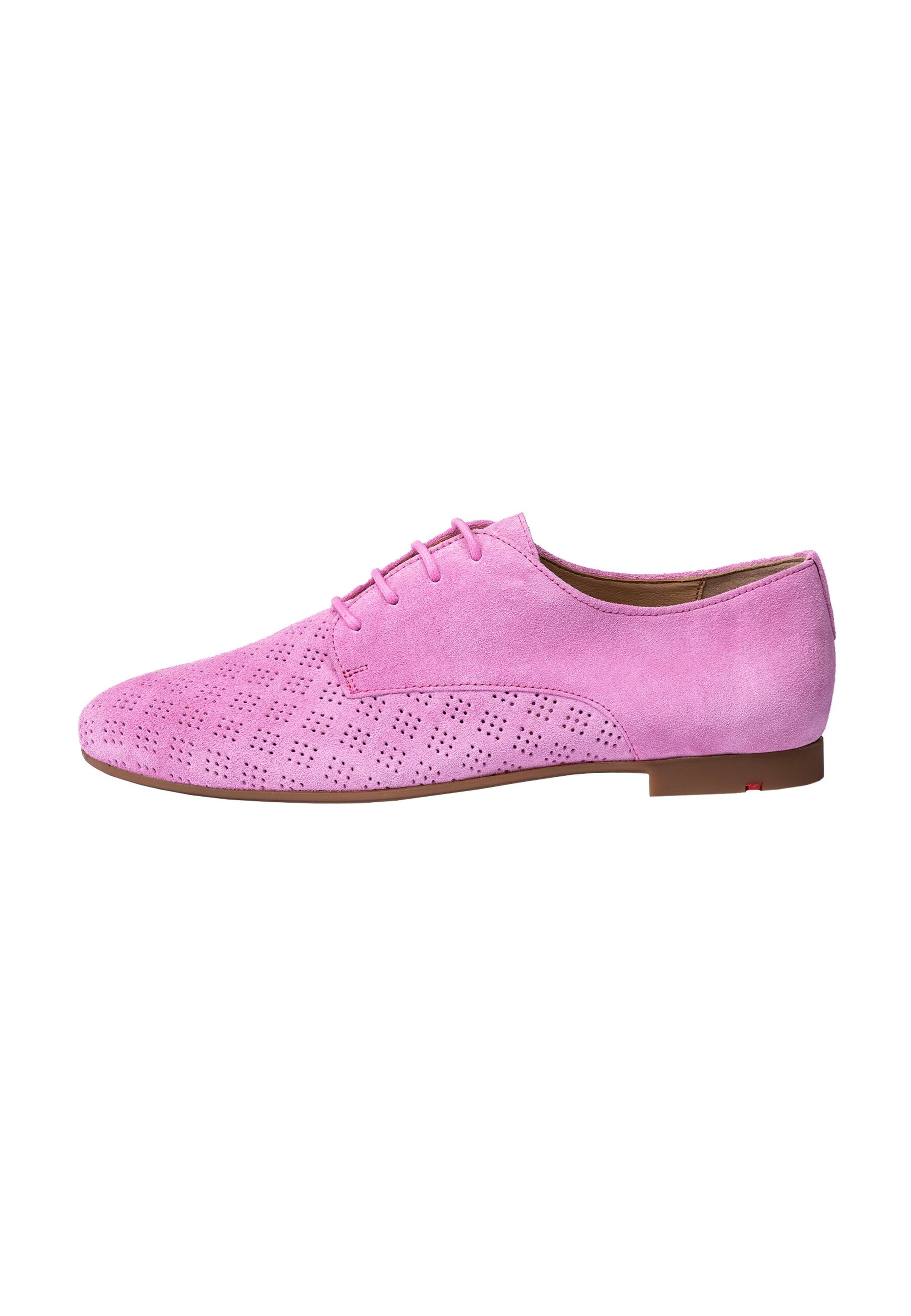LLOYD Lace-Up Shoes in Pink: front