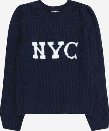 KIDS ONLY - Jersey 'MANHATTAN' en azul: frente