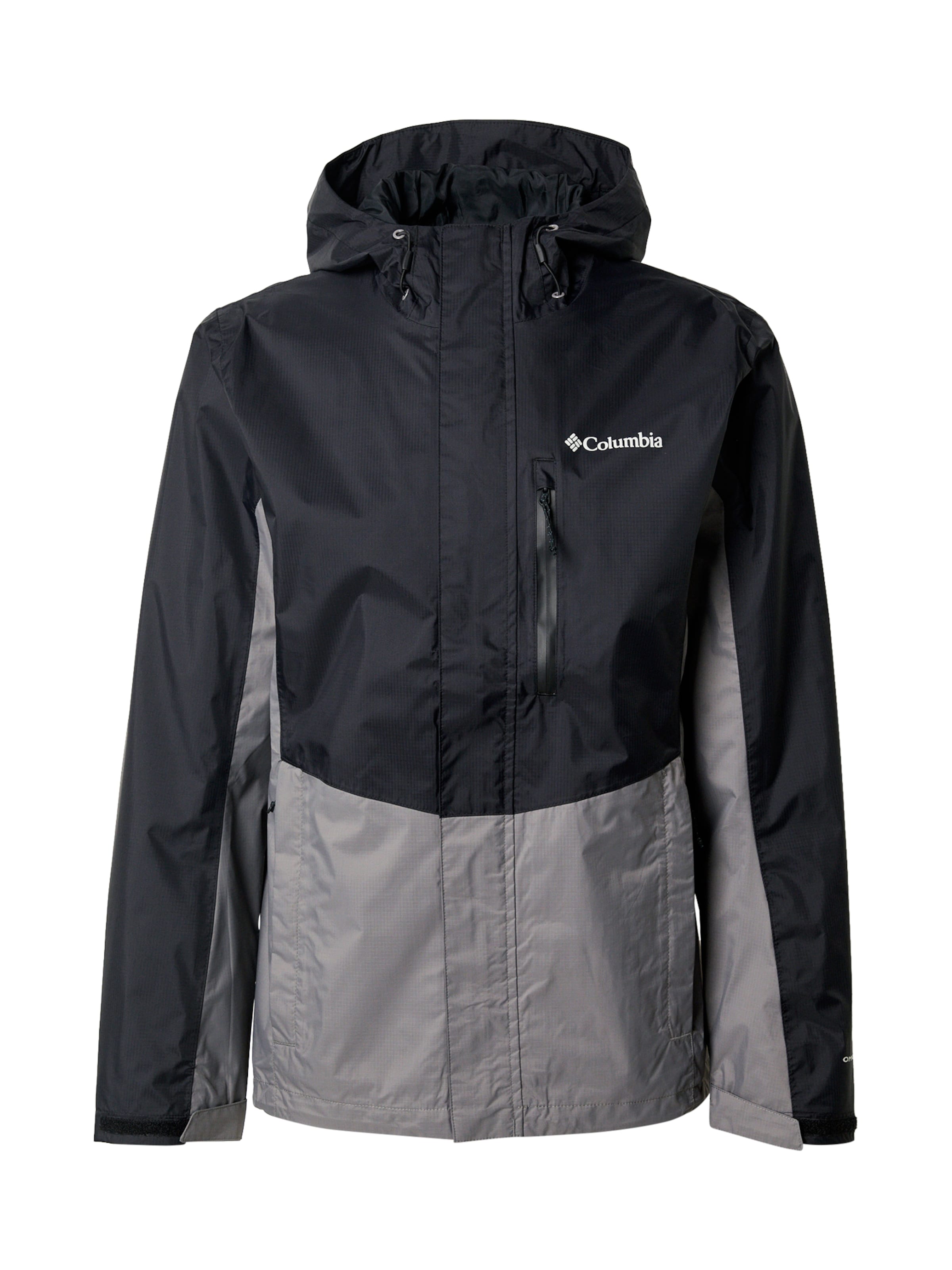 COLUMBIA Куртка в спортивном стиле 'Pouring Adventure' в Черный: спереди