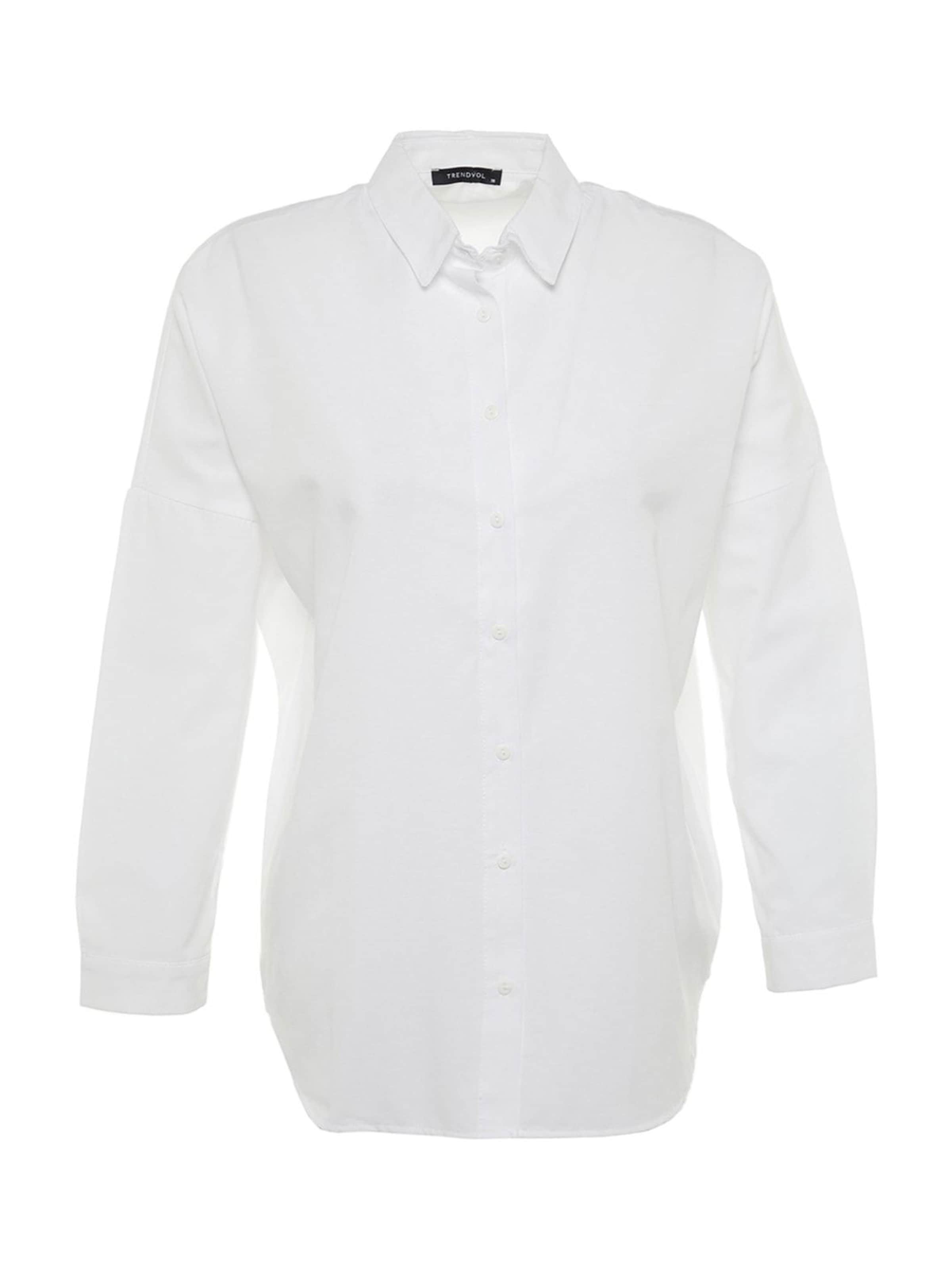 Trendyol - Blusa en blanco: frente