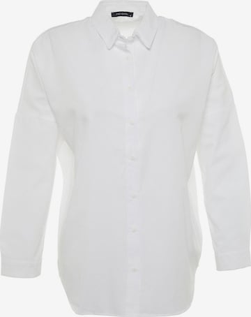 Trendyol - Blusa en blanco: frente