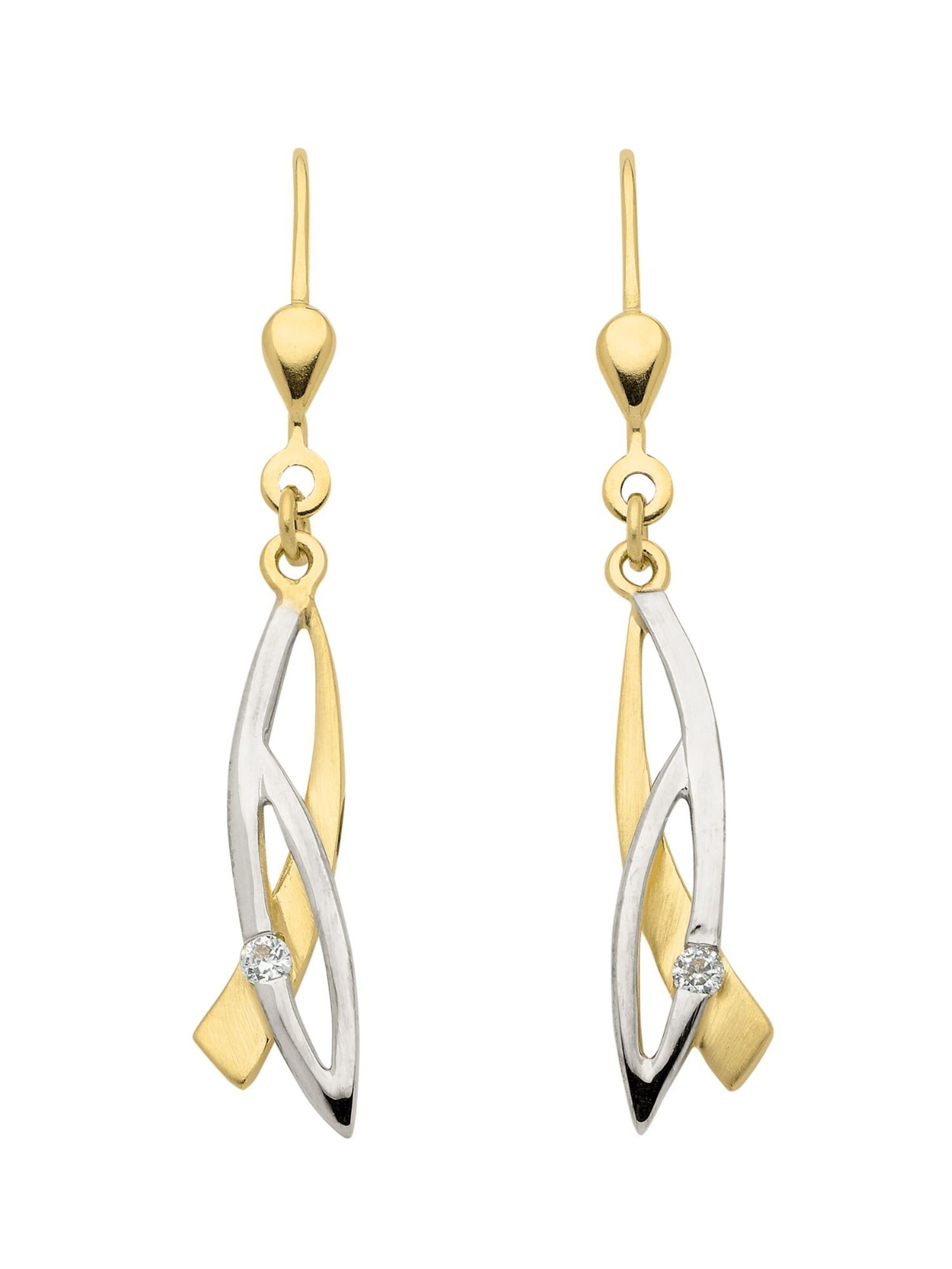 Adelia´s Ohrringe in Gold: Vorderseite