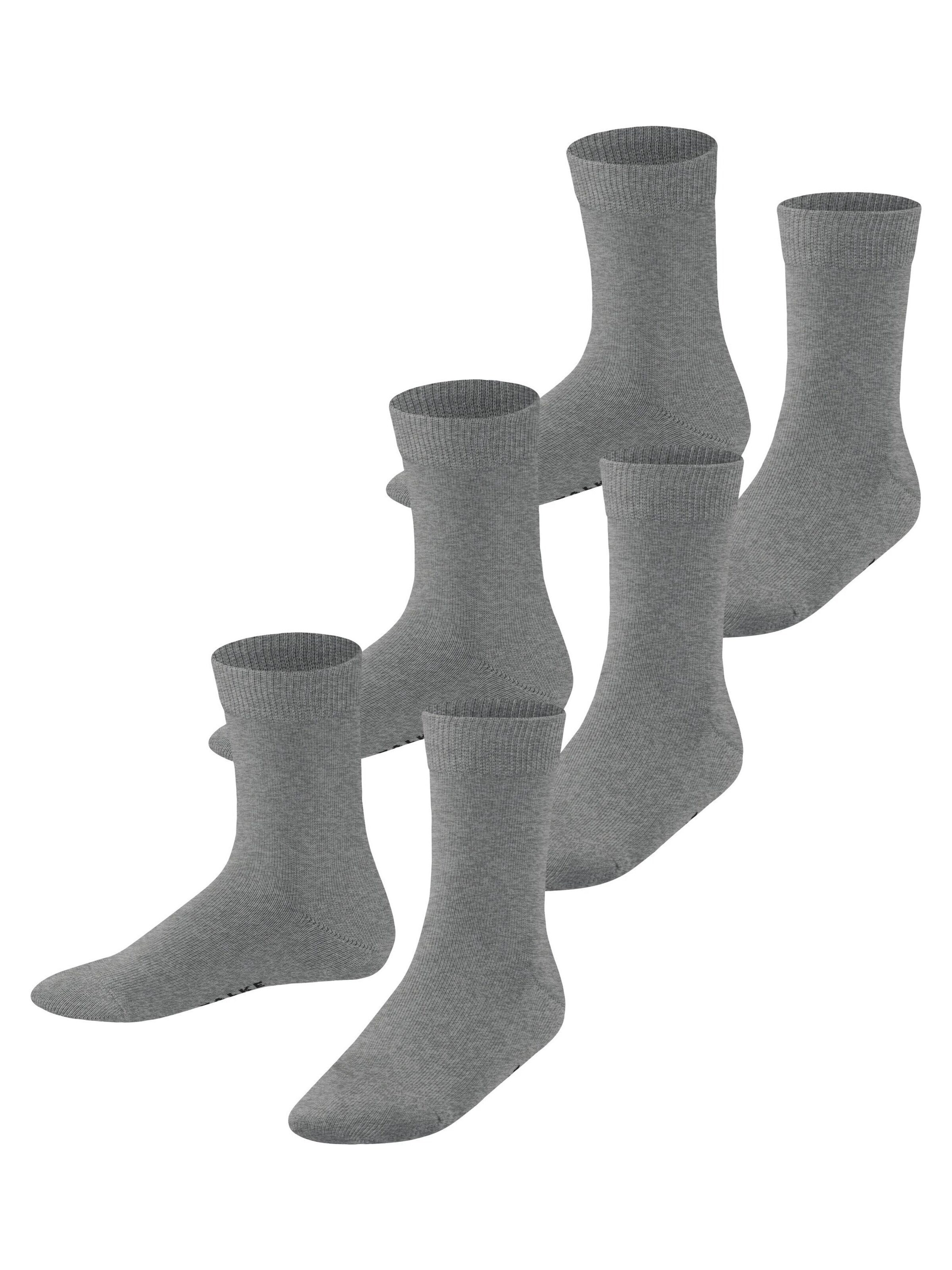 FALKE Socks 'Family 3-Pack' in Grey: front