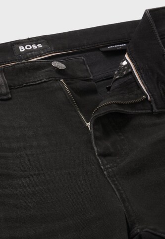 BOSS Slimfit Jeans 'Delaware' in Schwarz