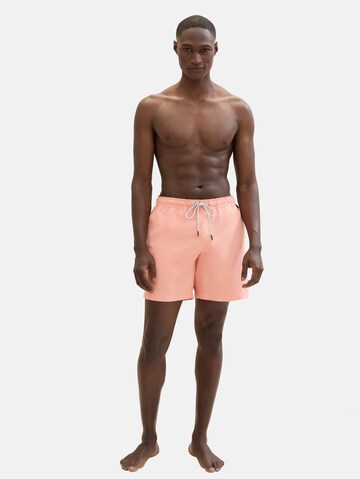 Shorts de bain TOM TAILOR en orange