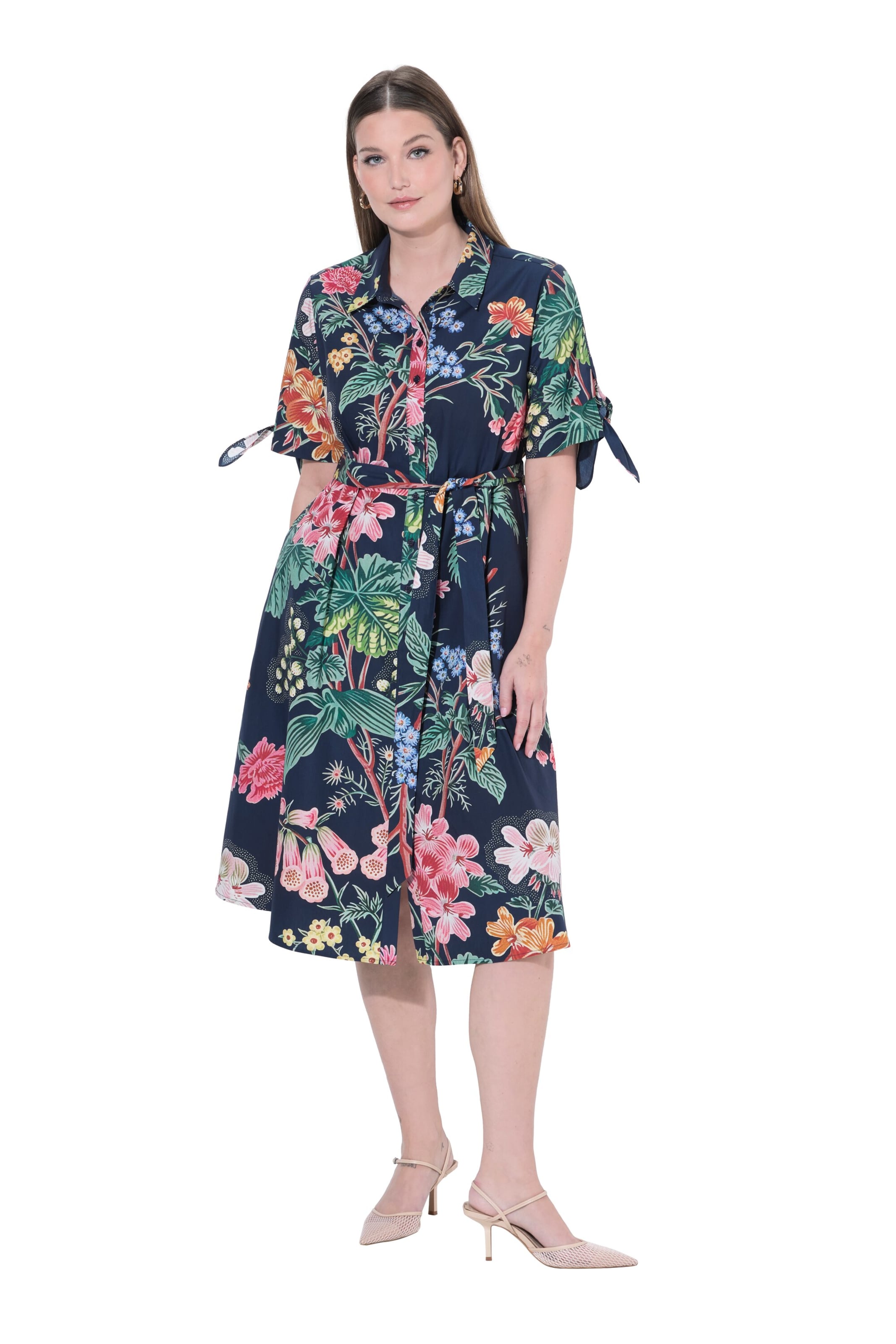 Ulla Popken Kleid in Mischfarben: Vorderseite