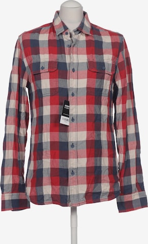 VANS Button Up Shirt in M in Red: front