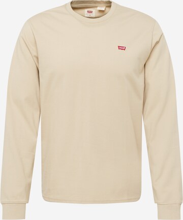 LEVI'S ® Shirt 'LS Original HM Tee' in Beige: front