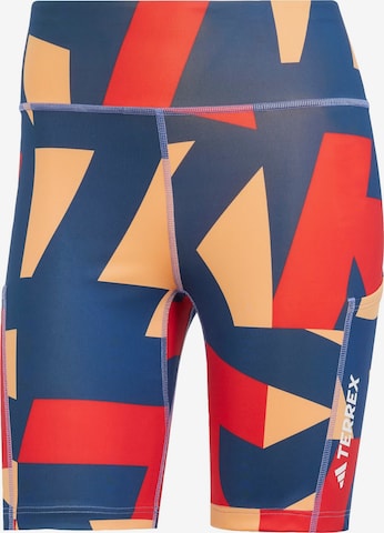 ADIDAS TERREX - Pantalón de montaña en azul: frente