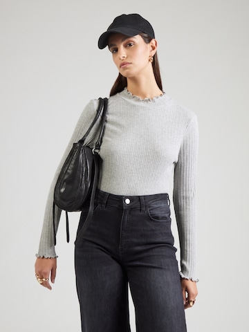 Maglietta di Rich & Royal in grigio: frontale