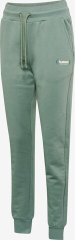 Hummel Tapered Workout Pants in Green