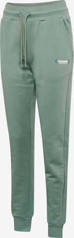 Effilé Pantalon de sport Hummel en vert