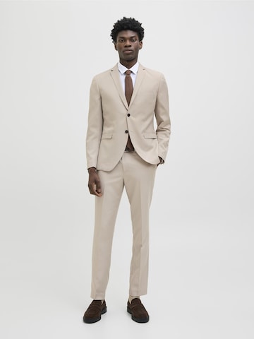 Coupe slim Costume 'JPRCosta' Jack & Jones Premium en beige : devant