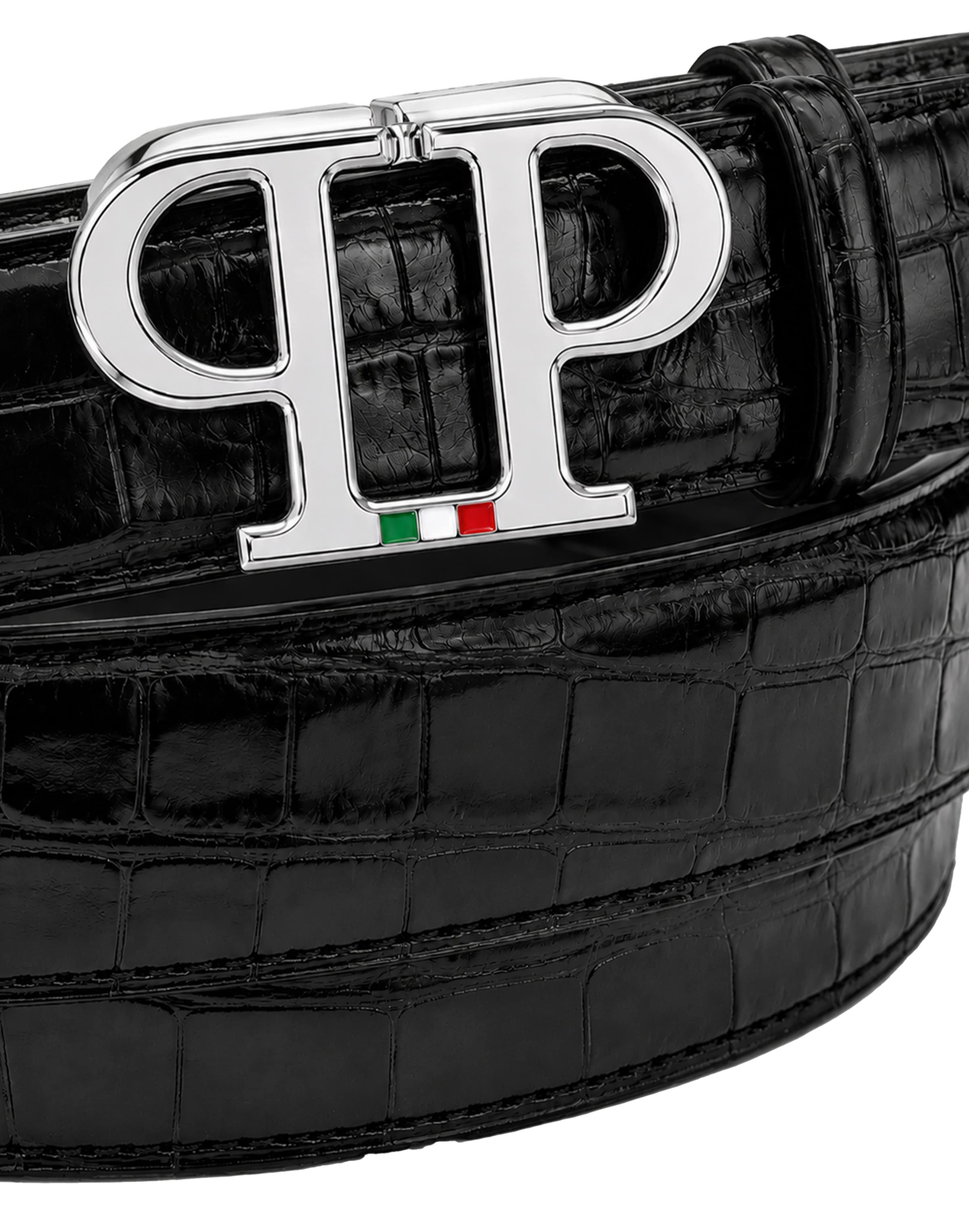 Philipp Plein - Cinturón en negro
