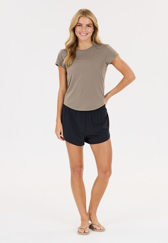 Athlecia Performance shirt 'Doja' in Brown