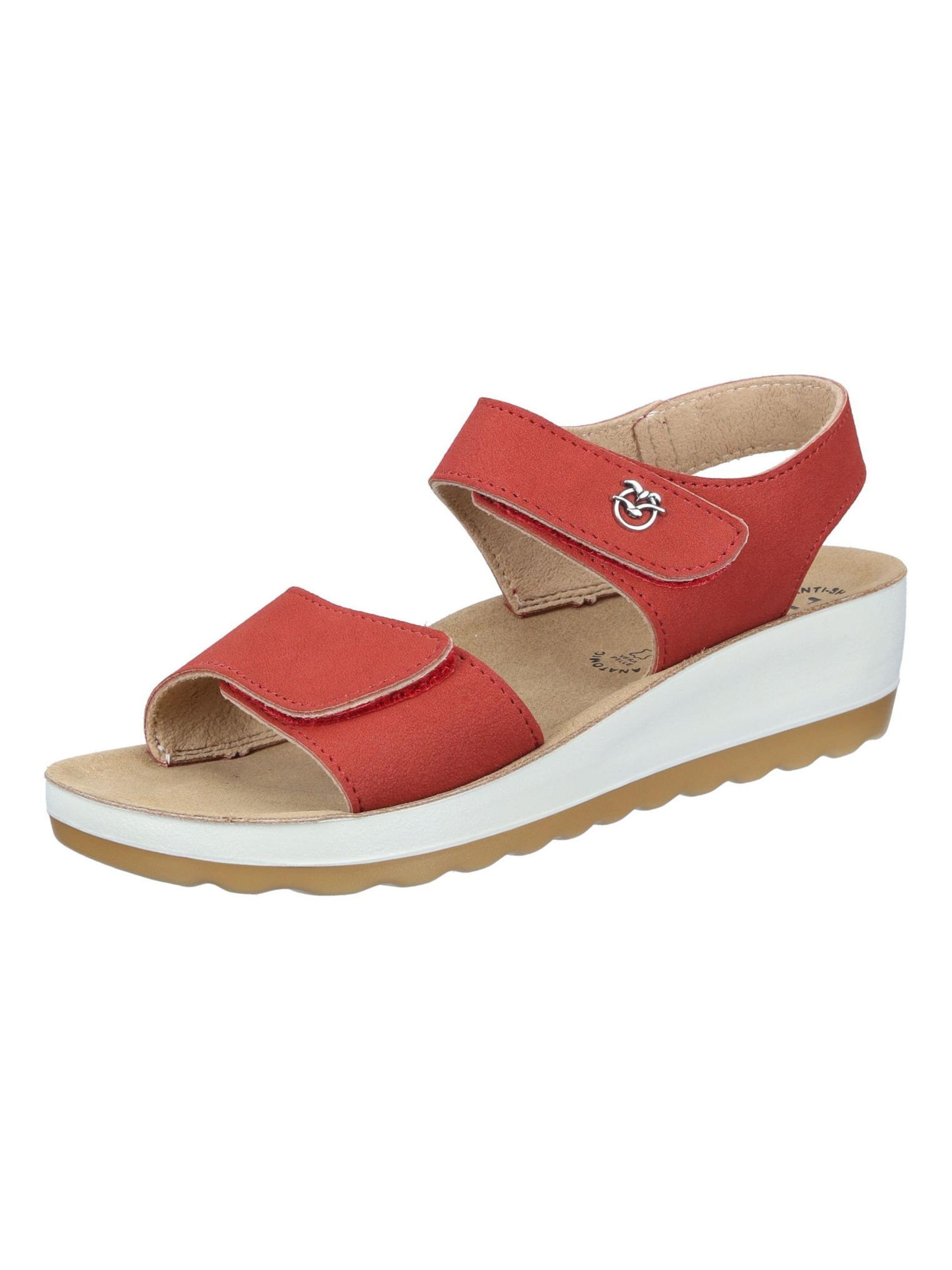 FLY FLOT Sandals in Red: front
