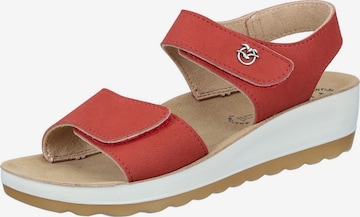 FLY FLOT Sandals in Red: front