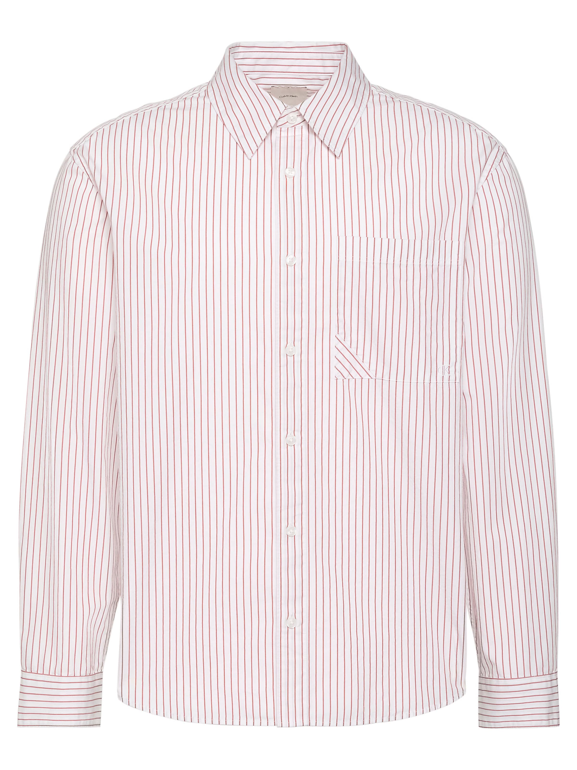 Calvin Klein Regular Fit Hemd in Rot: Vorderseite