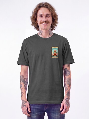 Maglietta 'Tarot The Donut' di Watapparel in grigio: frontale