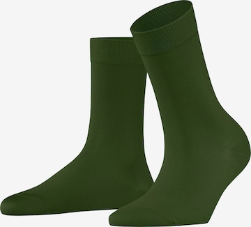 FALKE Socken 'Cotton Touch' in Grün: Vorderseite