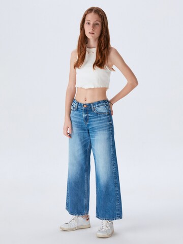 LTB Wide Leg Jeans 'Stacy G' in Blau