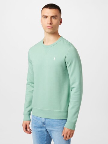 Sweat-shirt Polo Ralph Lauren en vert : devant